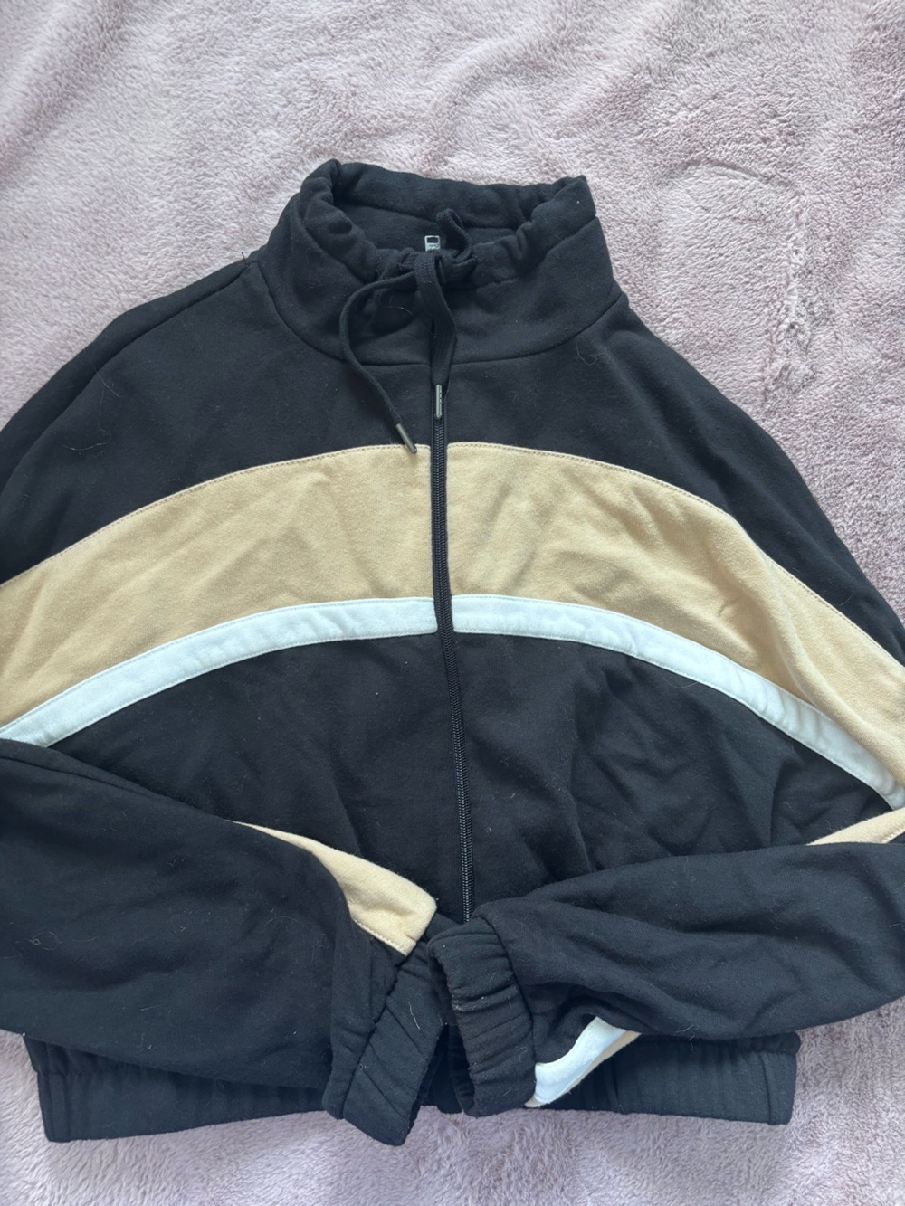 Hollister Black Fleece-Lined Hoodie